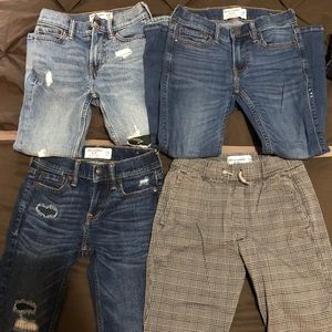 Jeans Abercrombie Kids 7/8, good condition 4x60dls